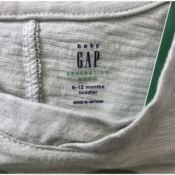 NWT BabyGap Green Recycle Tee, 6-12 Months - Picture 3 of 4